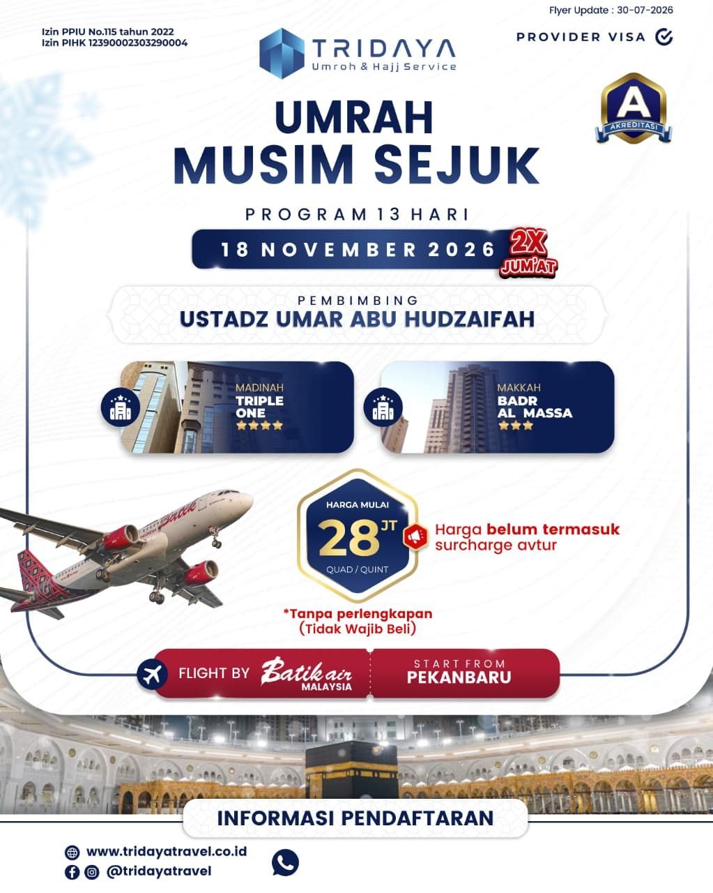 Umrah Musim Sejuk