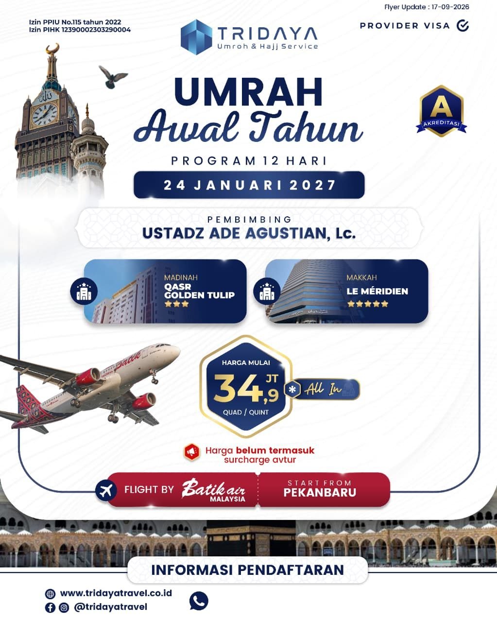 Poster Umroh Awal Tahun